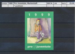 1999 Pro Juventute, Markenheftchen, ** postfrisch