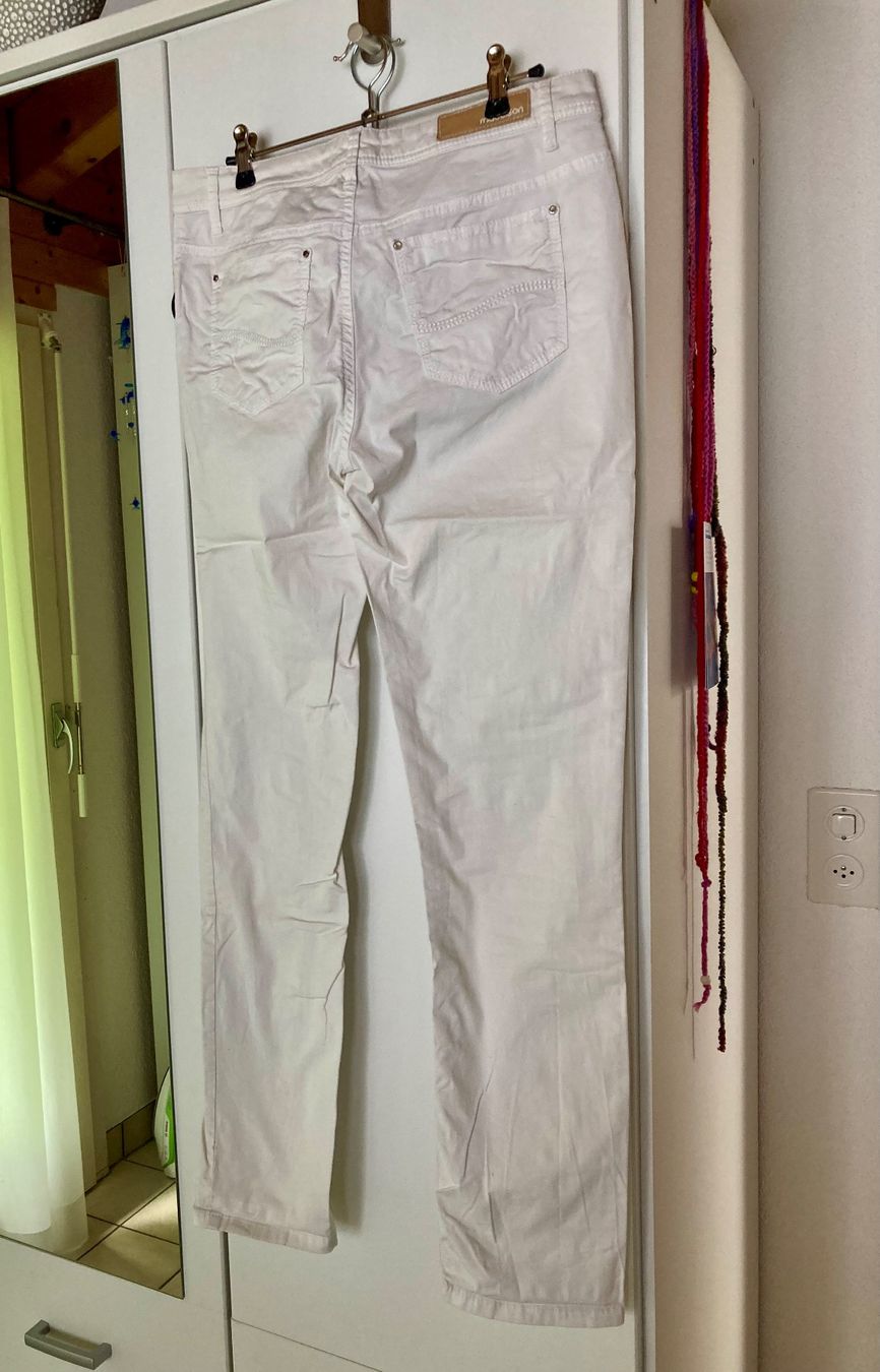 Maddison Pantaloni: Damen Hose lang Gr 38 weiss Maddison – Usato da Uesslingen venduto da manu-ela41 1