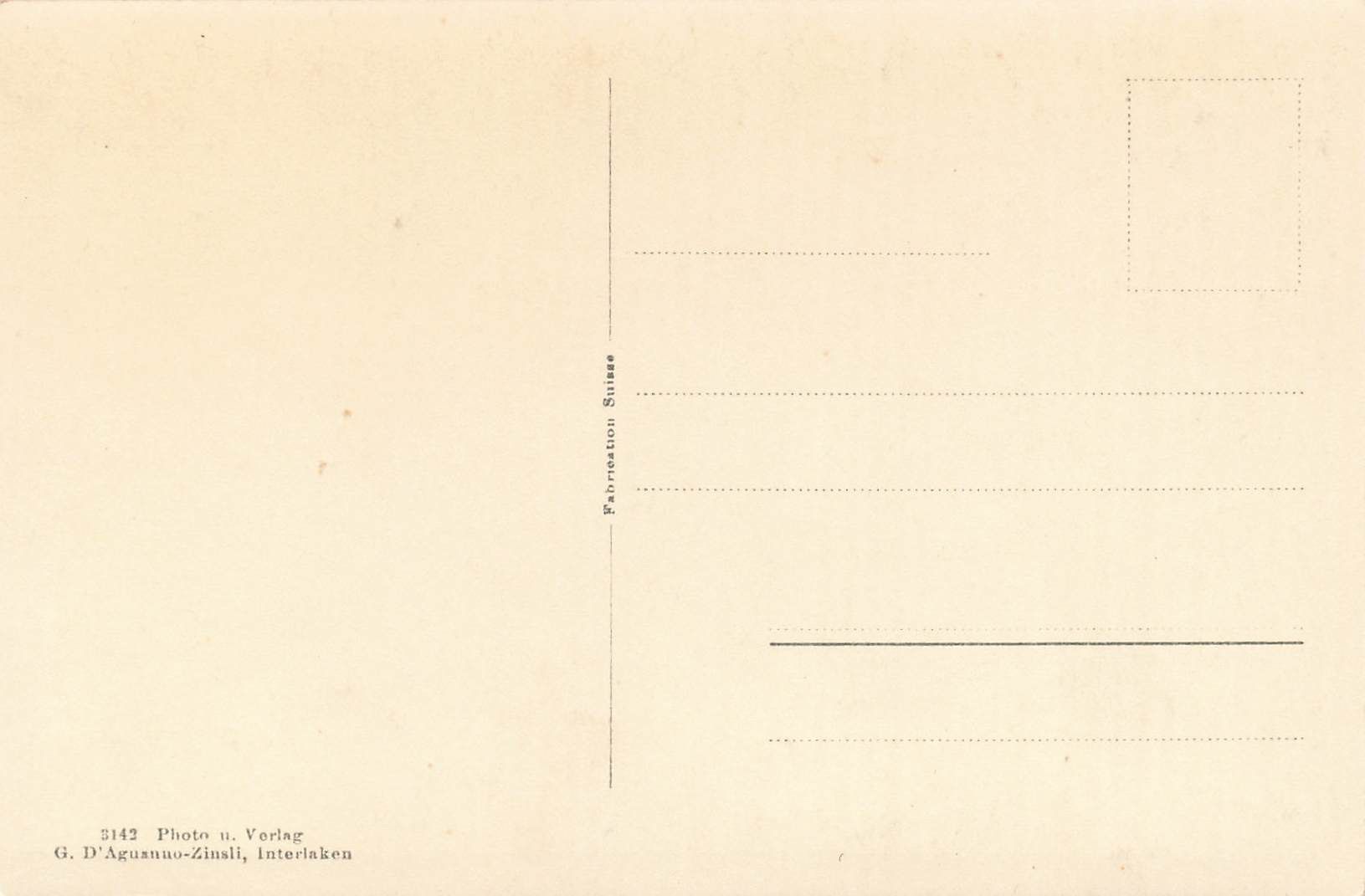 Cartoline postali: Jungfrau BE Bergansicht durch Wald – Usato da Biasca venduto da Blenio71 1