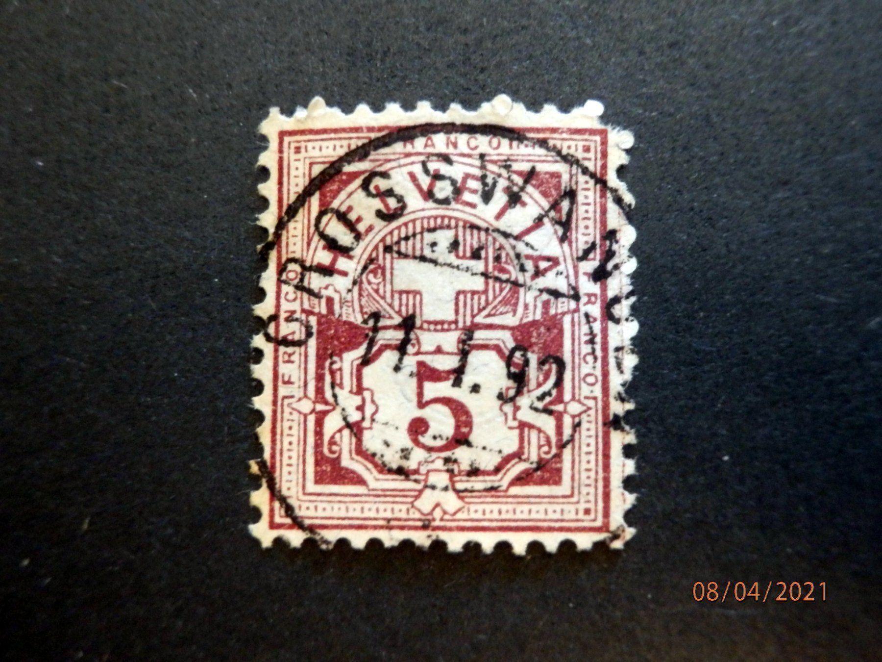 Tutti i francobolli: ZNr.60A, Vollstempel, Grosswangen – Usato da Ueberstorf venduto da dinbau