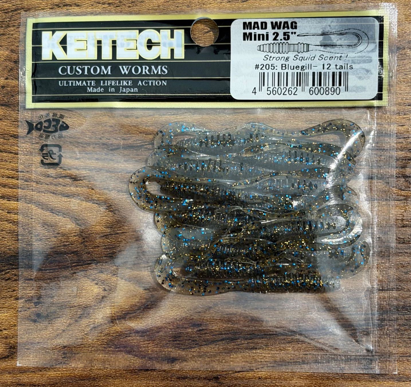 Keitech Esche: Keitech Mad Wag Mini 2.5" (5.3 cm) – Nuovo e nell'imballaggio originale da Widnau venduto da Fishingtackle_Oggy