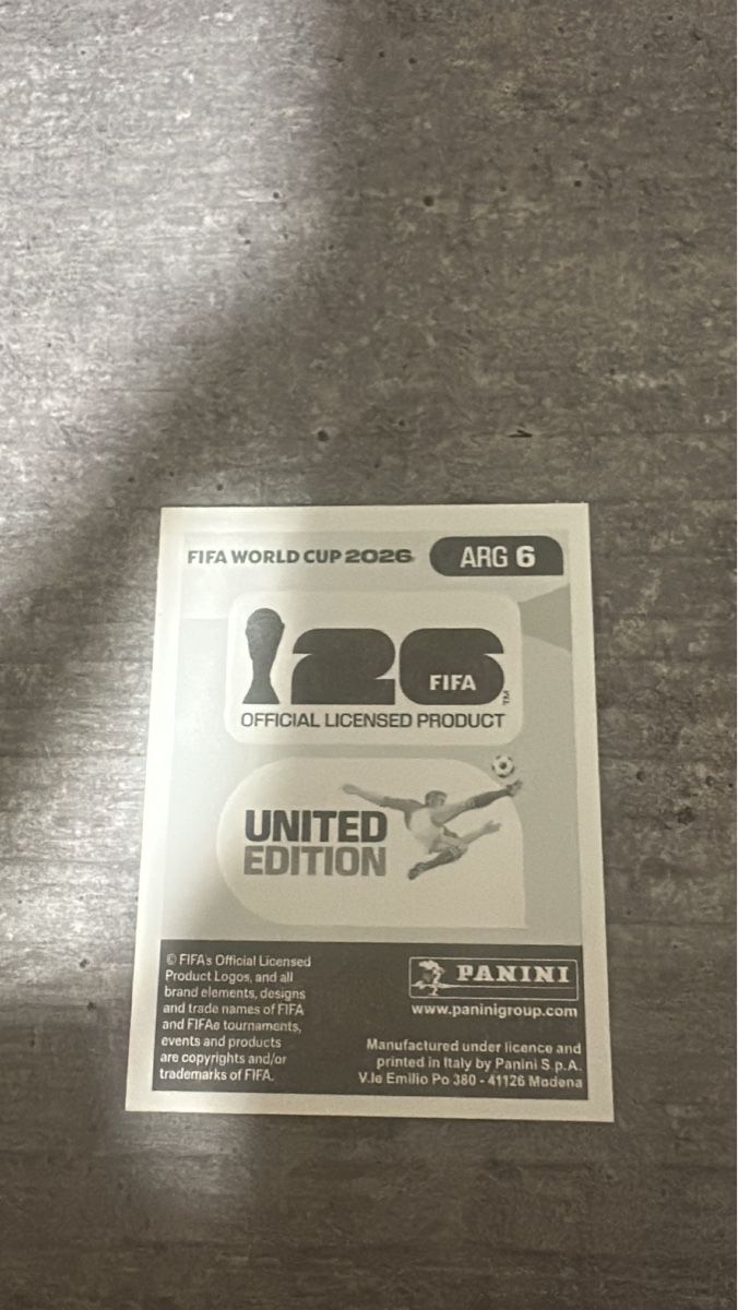 Panini Carte collezionabili: ARG 6 , FIFA WORLD CUP 2026 PANINI  – Nuovo (secondo la descrizione) da Frauenfeld venduto da 1PegPeg1 1