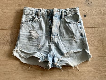 Short en jean Zara taille haute