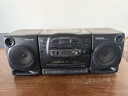 Ghettobluster Panasonic RX-DT600 CD-Player, Tape Stereo