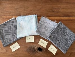 Stoff-Packet in grau