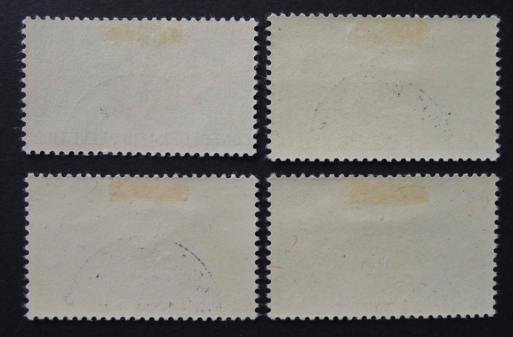 Alle Briefmarken: PP 1945, Serie B26-B29 mit Halbmondstempel, Postmuseum BERN – Gebraucht aus Ebikon von SilvioFreund 1