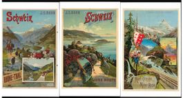 3 AK nach historischen Tourismus-Werbeplakaten