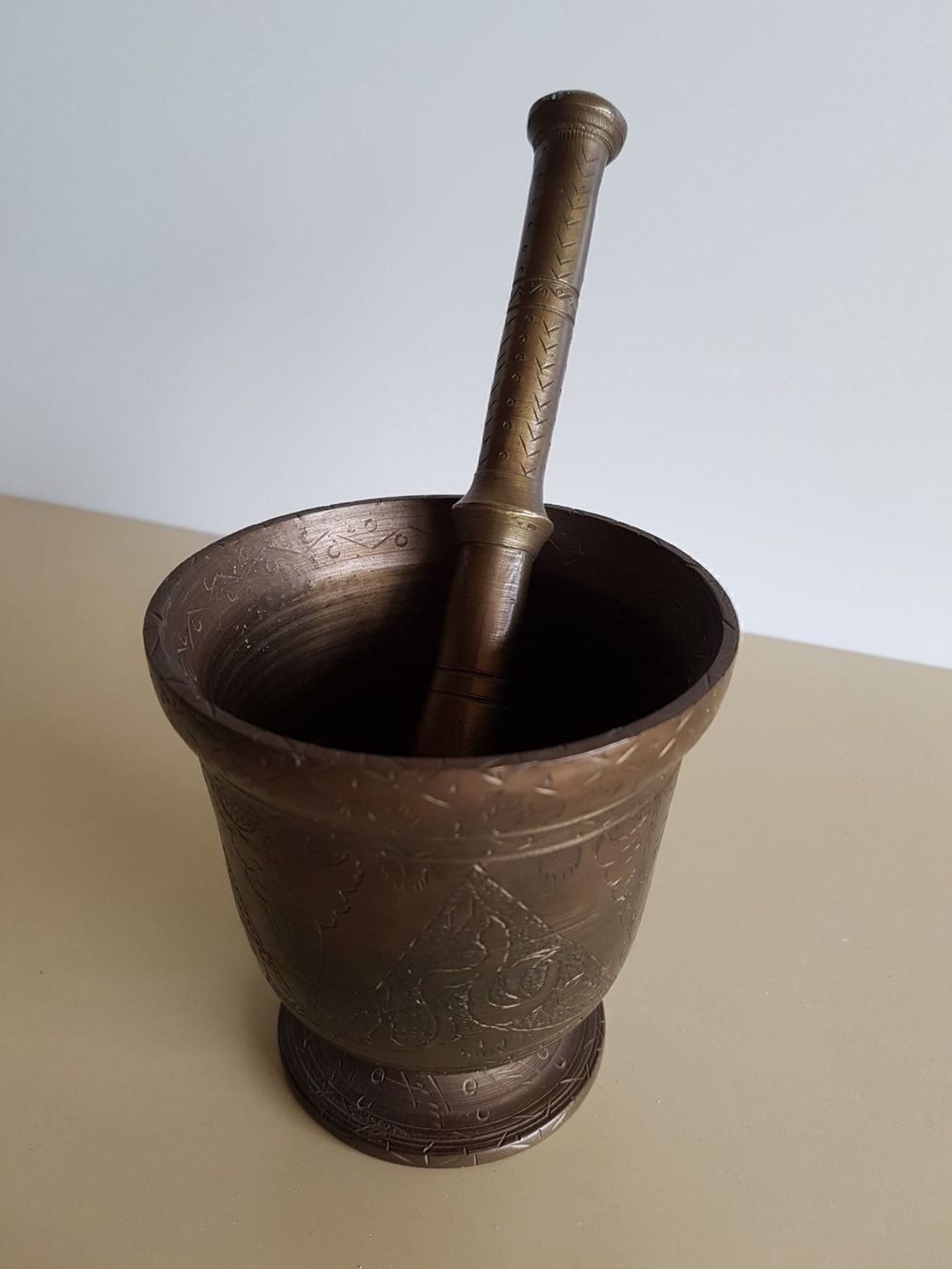 Altro per cucinare: Antikes Mörser Set Bronze – Usato da Opfikon venduto da koiliebhaber 4