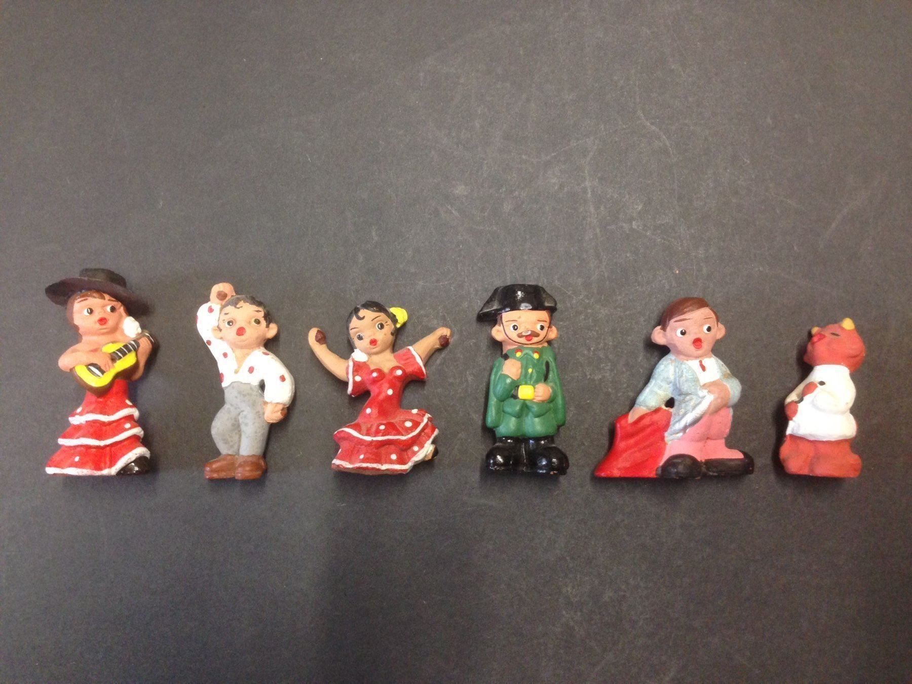 Statuette: 6 Vintage Spanische Klein Figuren – Usato da Schaffhausen venduto da vintageville 3
