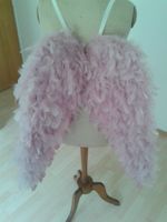 traumhafte Engelflügel/Ailes d'ange Federn rosé Vintage
