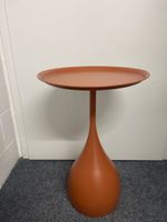Beistelltisch rund Metall Farbe Terrakotta guter Zustand