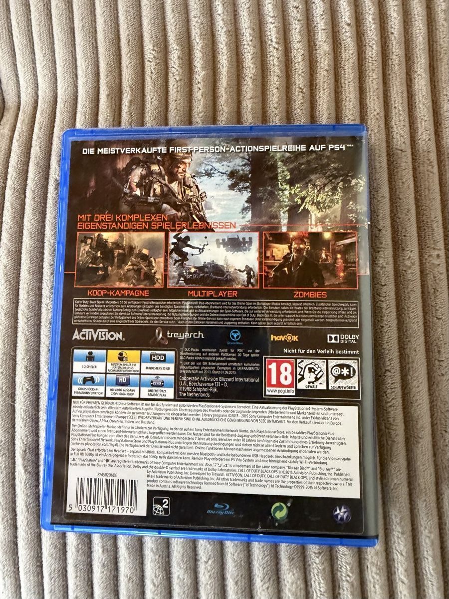 Sony Giochi: Call of Duty Black Ops PS4 – Usato da Recherswil venduto da luca_v 1