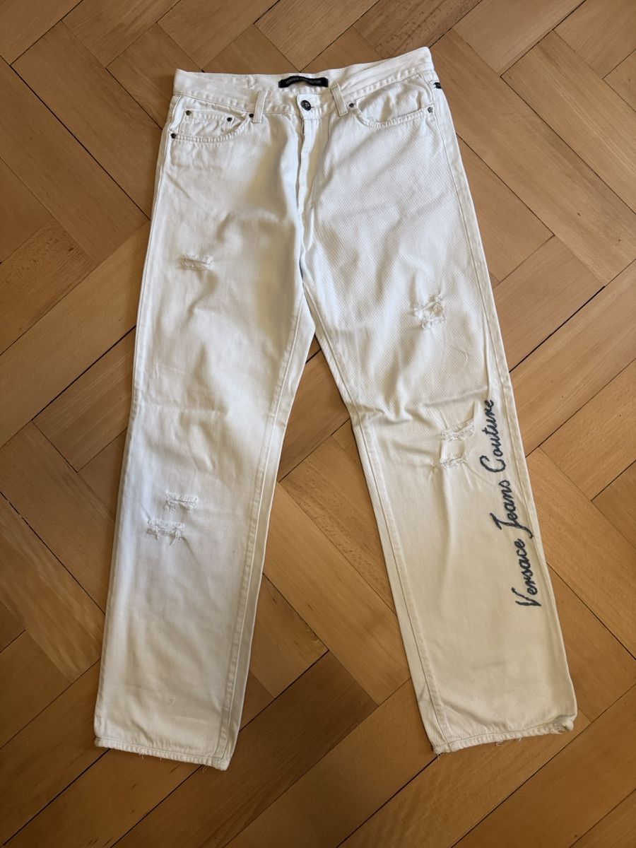 Versace Jeans: Jeans Versace Jeans Couture weiss – Usato da Bern venduto da Mancini