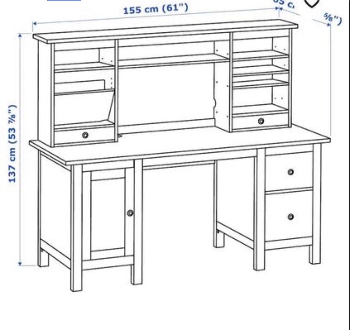 Ikea Scrivanie: Schreibtisch mit Aufsatz – Usato da Rapperswil SG venduto da reb_6fhl 5