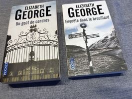 Policier en Français Lot 2 livres Elizabeth George 