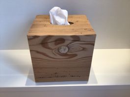 Kosmetiktuch Box Altholz