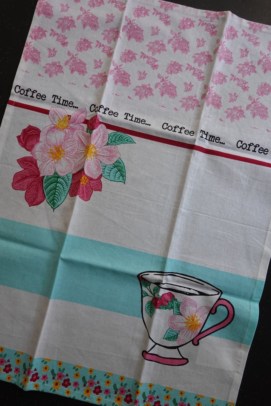 Strofinacci: Neu Handtuch Geschirrtuch Coffe Time 71 x 50 cm – Nuovo (secondo la descrizione) da Jona venduto da simongarden 1