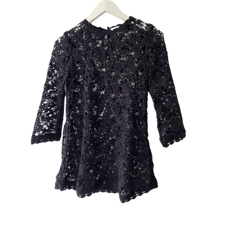 Top Isabel Marant Taille S (1) - Noir, Crêpe De Chine, Occasion Très Bon état