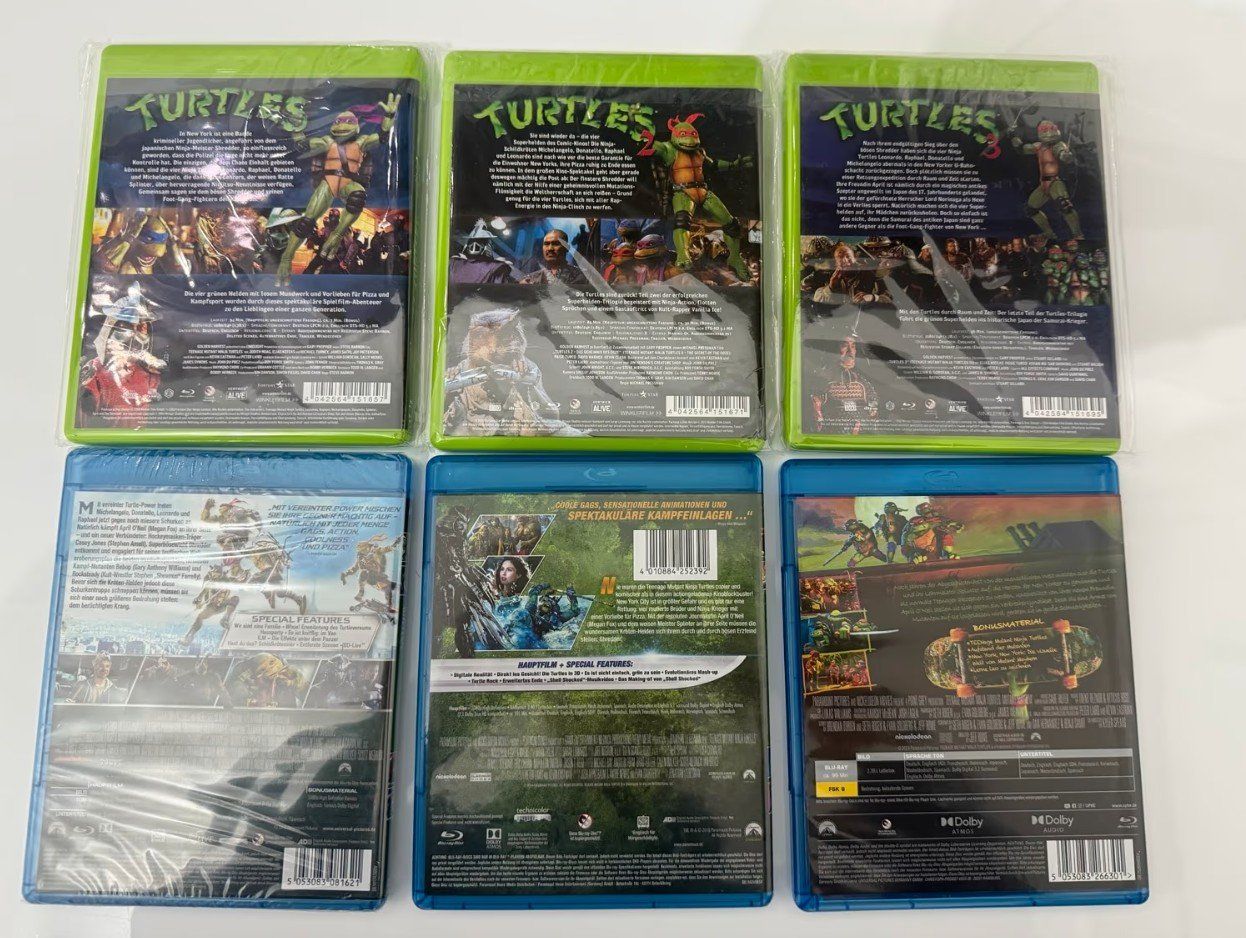 Tutti i DVDs: Blu-Ray 6x Turtles + Mutant Ninja Turtles – Usato da Männedorf venduto da LTMCS 1