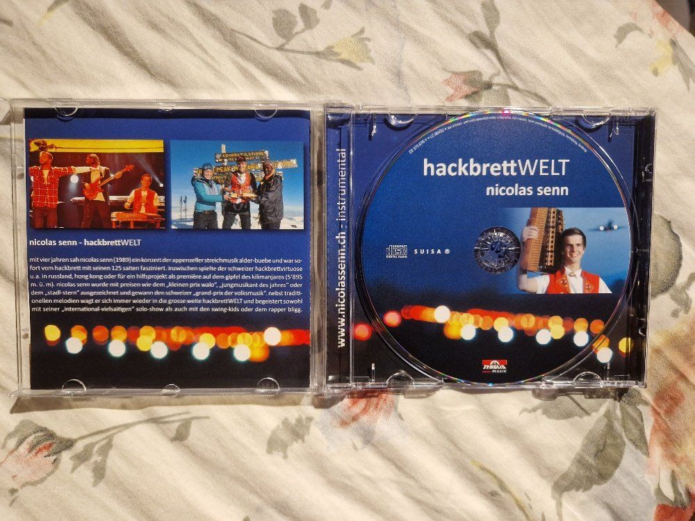 CD: Nicolas Senn: Hackbrettwelt - Signiert! – Usato da Brittnau venduto da Zibu 2