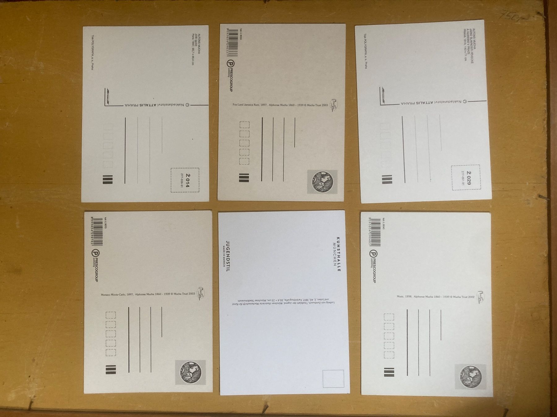 Cartoline postali: Jugendstil - Lot – Usato da zürich venduto da papalapa 2