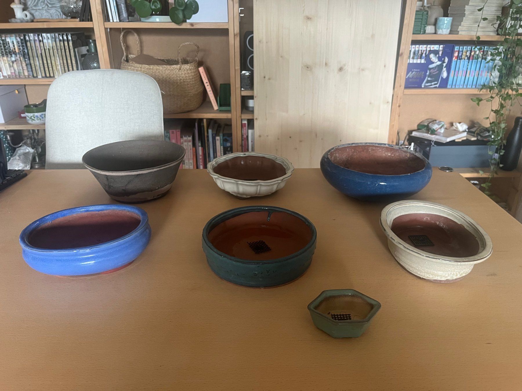 Pots de fleurs: Set of 7 Ceramic Bonsai Pots – D'occasion à Lausanne par Mthng