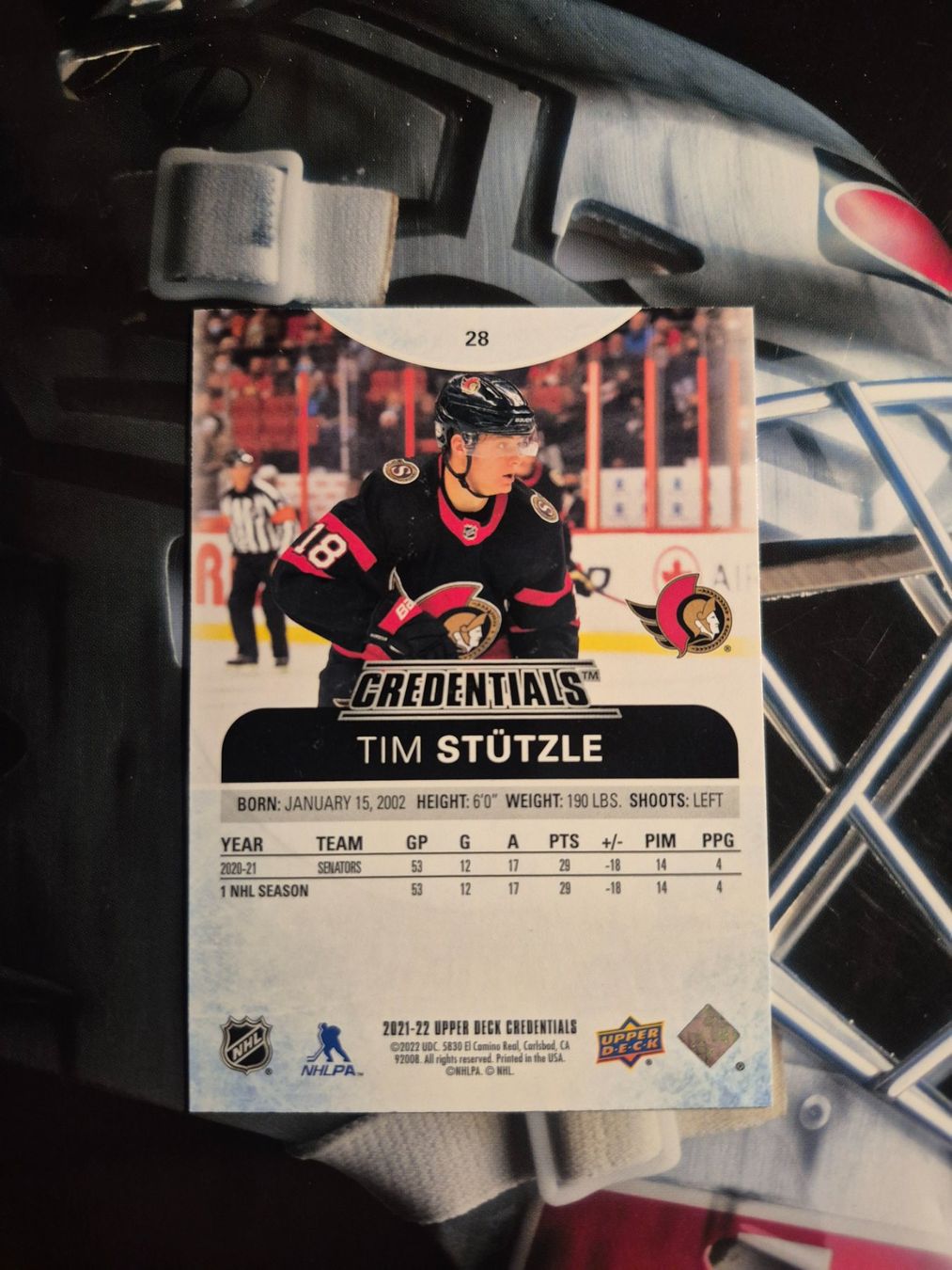 NHL Carte collezionabili: NHL Tim Stützle Ottawa Senators – Usato da Treiten venduto da Sauber73 1