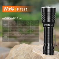 Neu: Wurkkos TS23 Super Tactical LED 5000 Lumen 21700 Akku