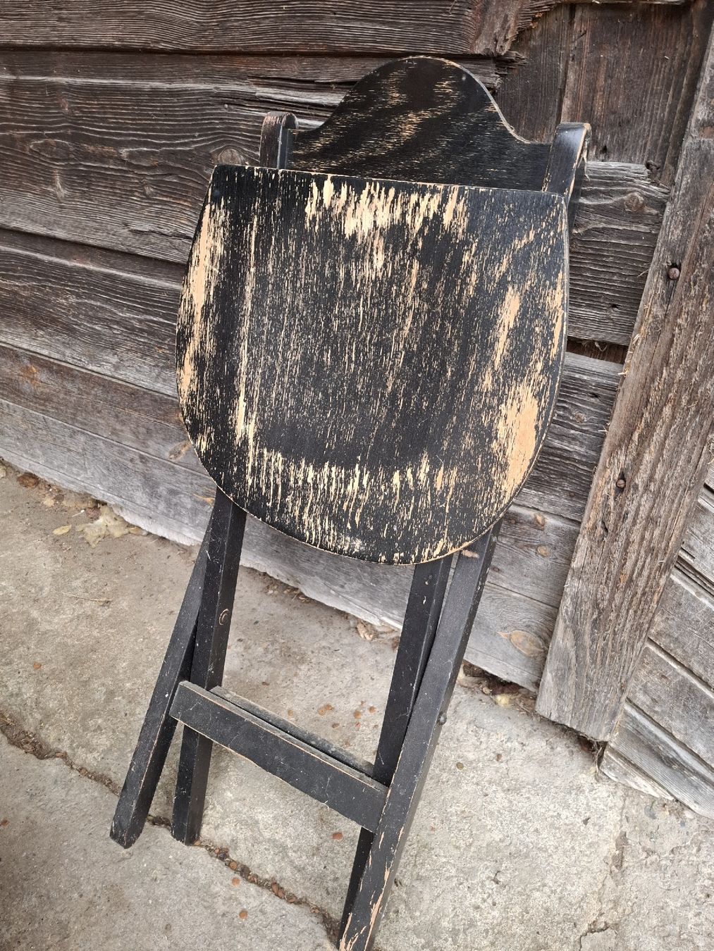 Sedie: 4 chaises en bois pliables – Usato da granges de vesin venduto da Erika7 1