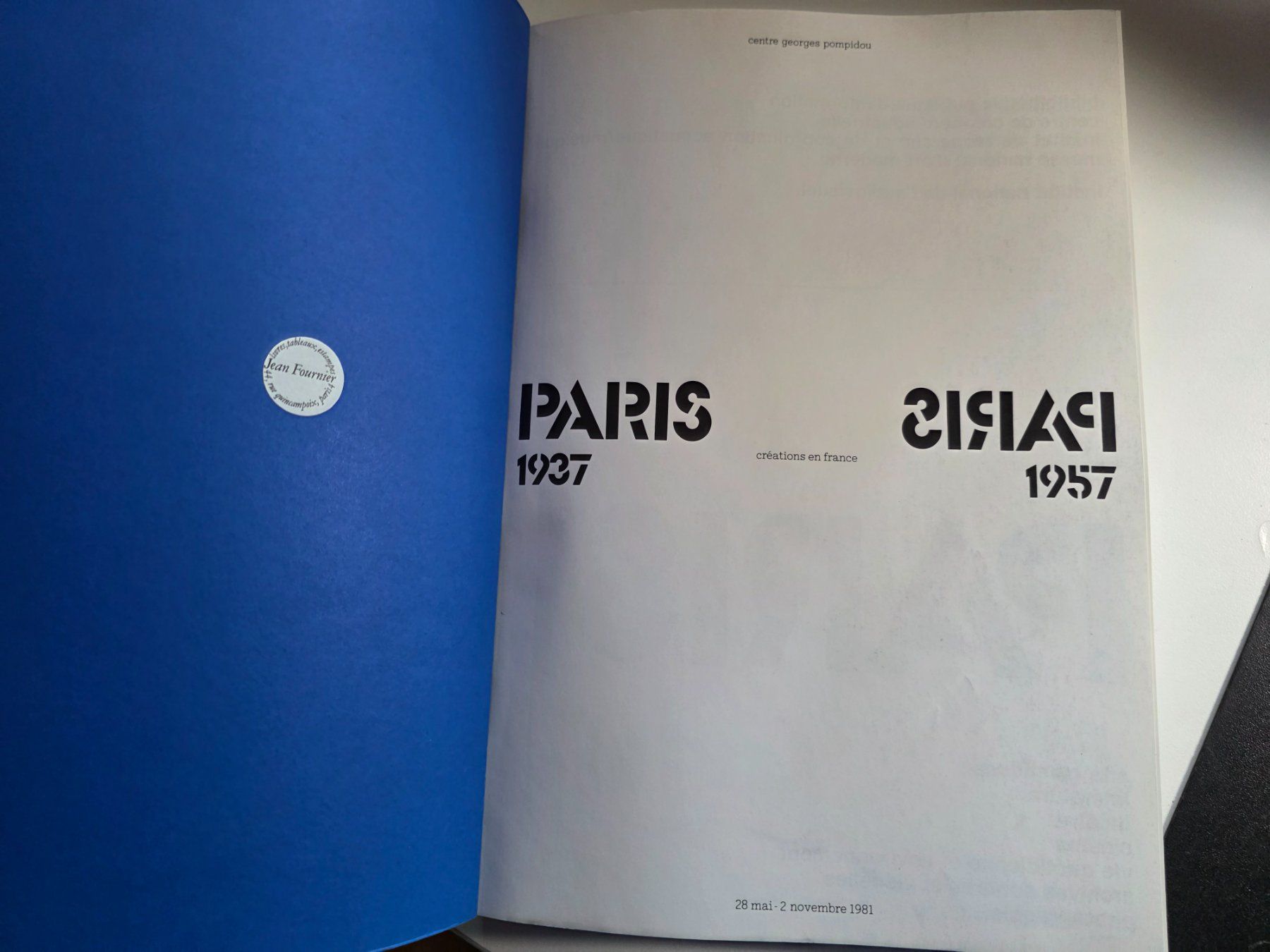 Libri: Paris 1957 - Kunst Katalog 1981 – Usato da Walterswil BE venduto da Lonitti 1