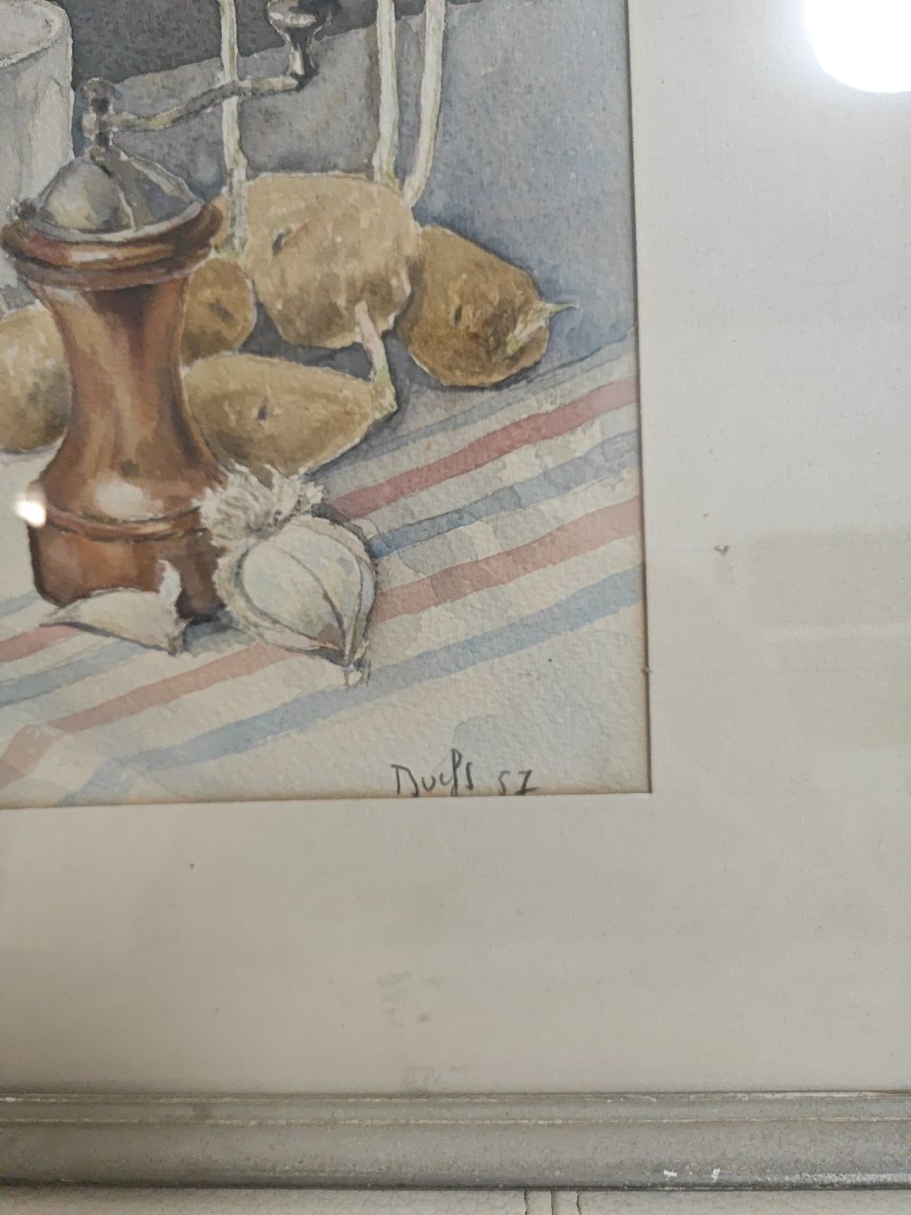 Gemälde: Stilleben Aquarell von Buchs 1957 – Gebraucht aus Zürich von pamiciri 1