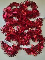 8x IKEA KOTTE Girlande rot 2.7m Deko für Feste /Weihnachten