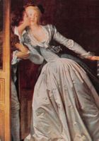 Kunst-AK, Jean Honoré Fragonard, Heimlicher Kuss, Ausschnitt