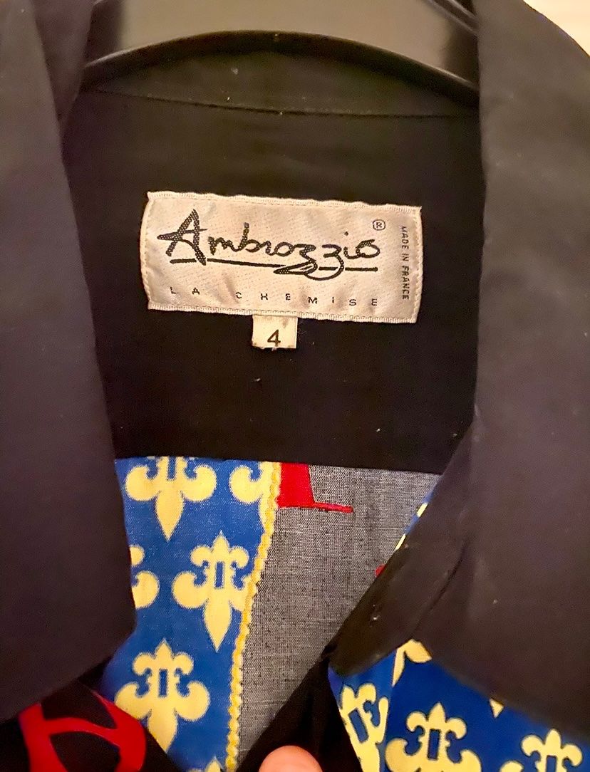 Camicie: Designer Hemd von Ambrozzio, Grösse 4 – Usato da Luzern venduto da i-love-guacamole 1