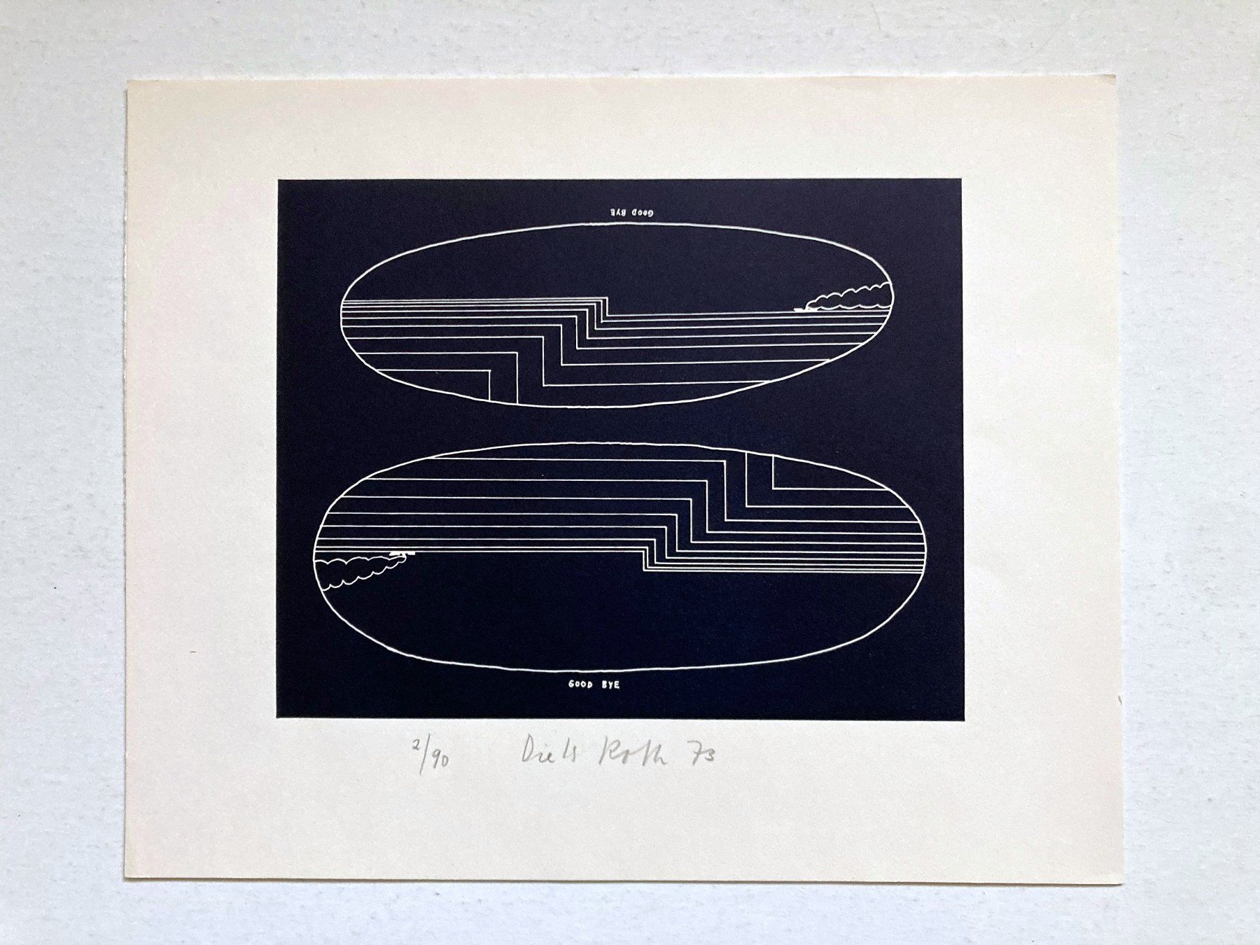 Incisioni: DIETER ROTH - IN DER FERNE - ex. 2 / 90 – Usato da Vandoeuvres venduto da ngc_9qj2 6