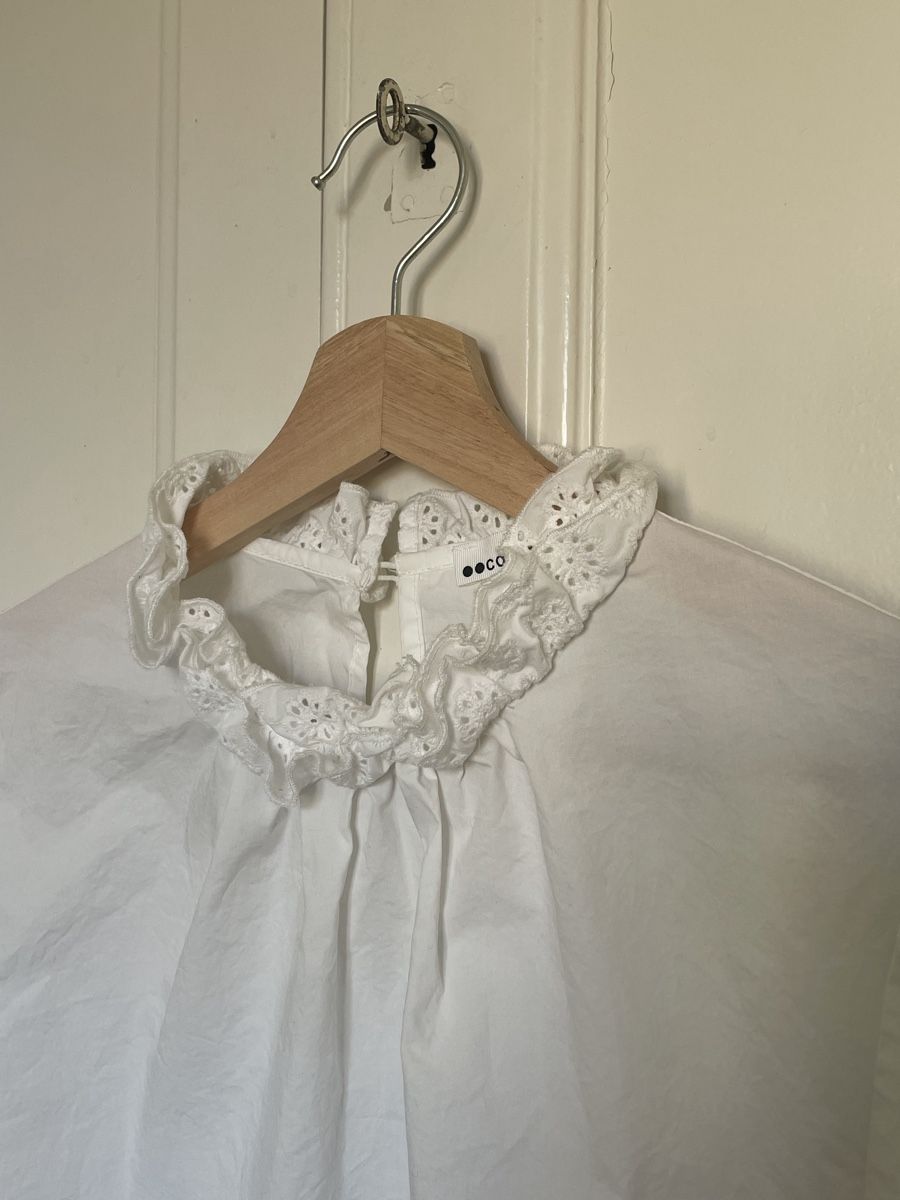 Camicette: White 100% cotton blouse – Usato da Lausanne venduto da jud_fvj7 2
