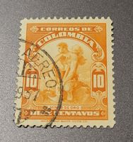 Kolumbien 1935 alte briefmarke