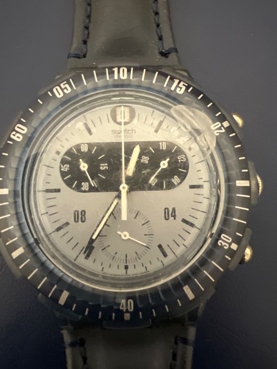 Montre Homme Chronographe Hellmann CHR1008 - 1/100ème - Années 90 - Occasion Soignée