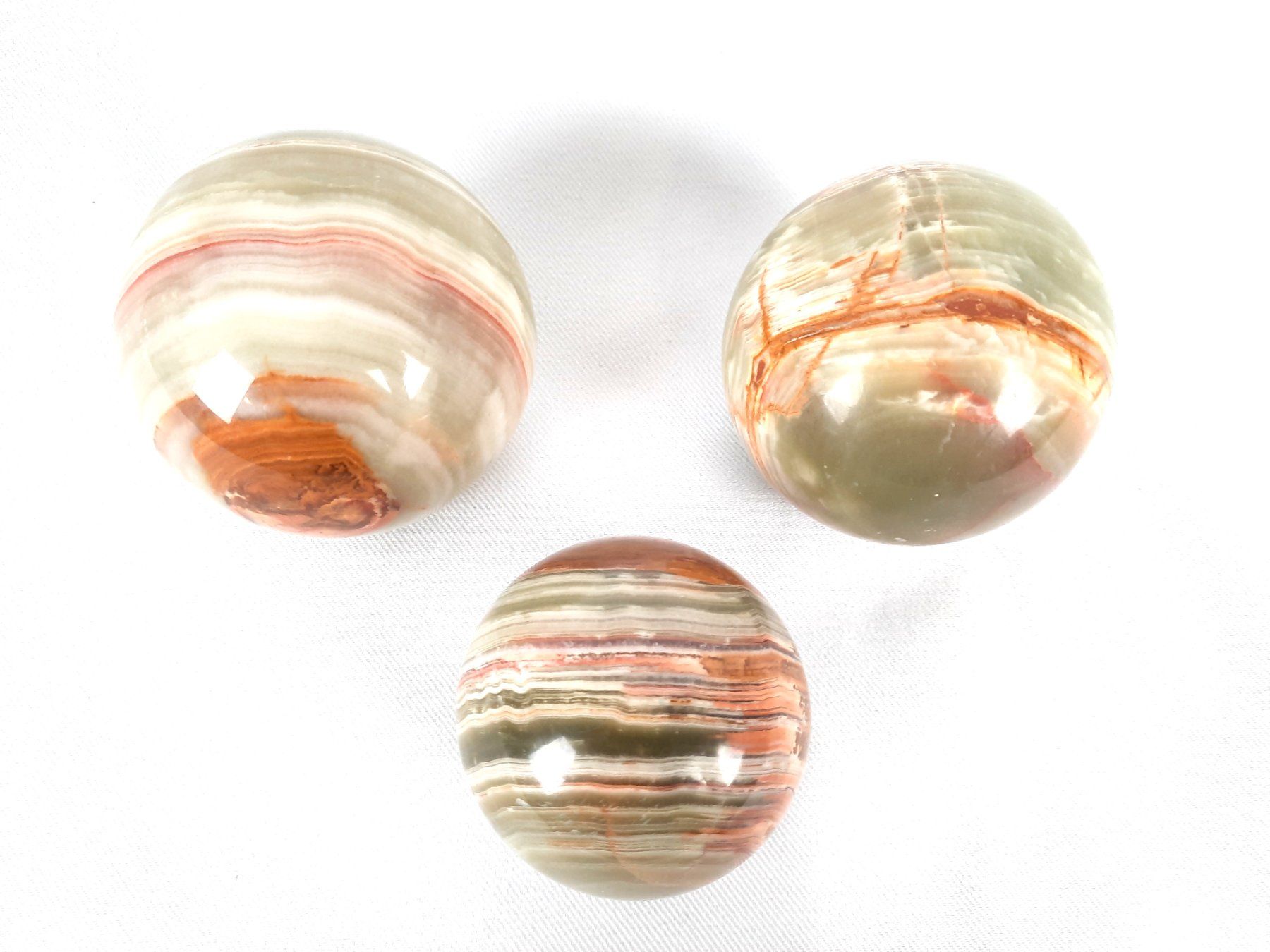 Mineralien & Heilsteine: Onyx Marmor Deko Kugeln – Gebraucht aus Beinwil am See von Restwert_Beinwil 2