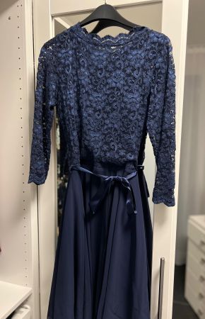 Swing Kleid dunkelblau Grösse 38 knielang