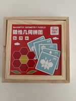 Magnetisches Geometrie Puzzle Kinder Lernspiel