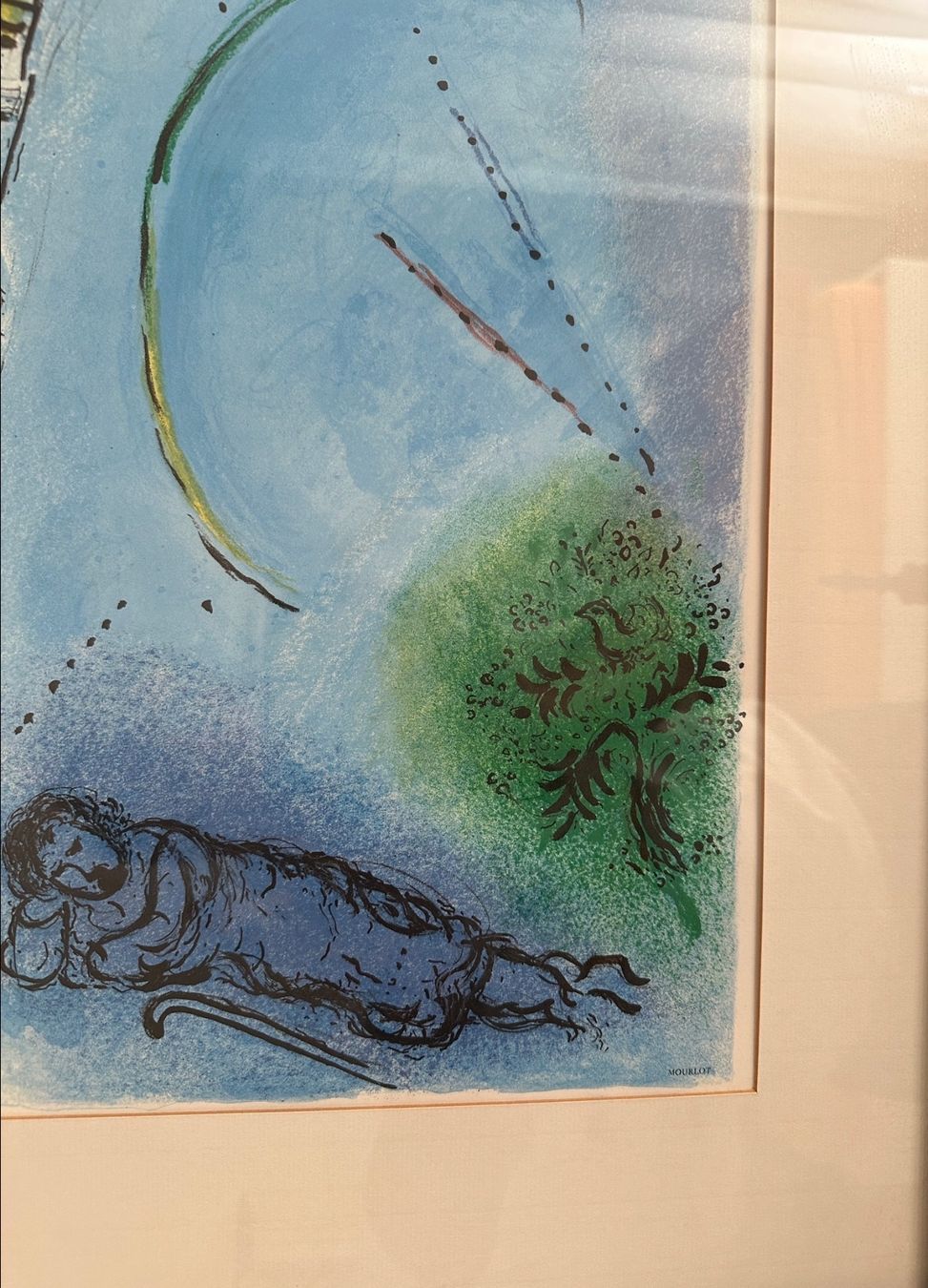 Grafica & Litografie: Marc Chagall, Die Himmelsleiter, 1977 – Usato da Riehen venduto da Pit3000 3
