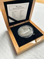 Ägyptisches Schiff Silbermünze Ghana Coin Invest Trust 2002