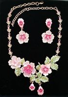 Blumen Set mit Glitzersteine