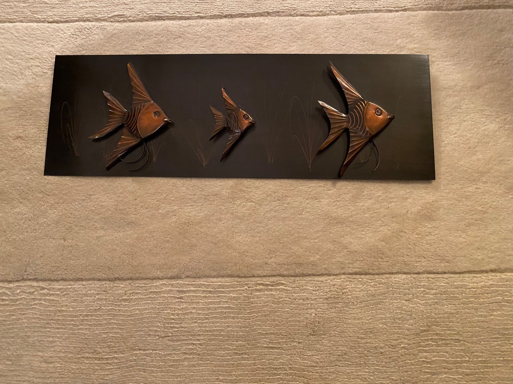 Foto & Immagini: Vintage Kupferbild mit 3D Fischen – Usato da Rorbas venduto da tun_m7fz 3