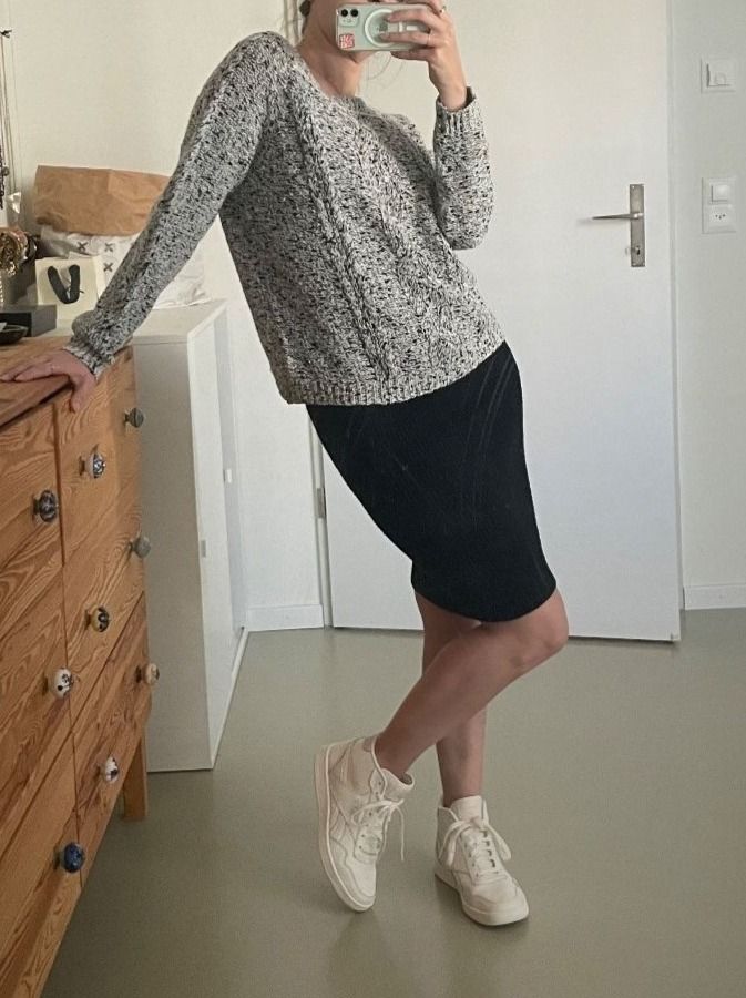 Maglioni & Felpe: Pullover aus grobem Strick, grau meliert, CAMAIEU, Gr. M – Nuovo (secondo la descrizione) da Zürich venduto da AnnaSa 5