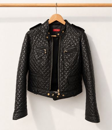 Echtleder Jacke Laura Biagiotti Roma, schwarz