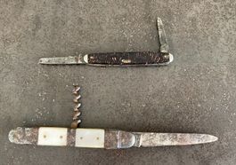 2 Stk alte Taschenmesser