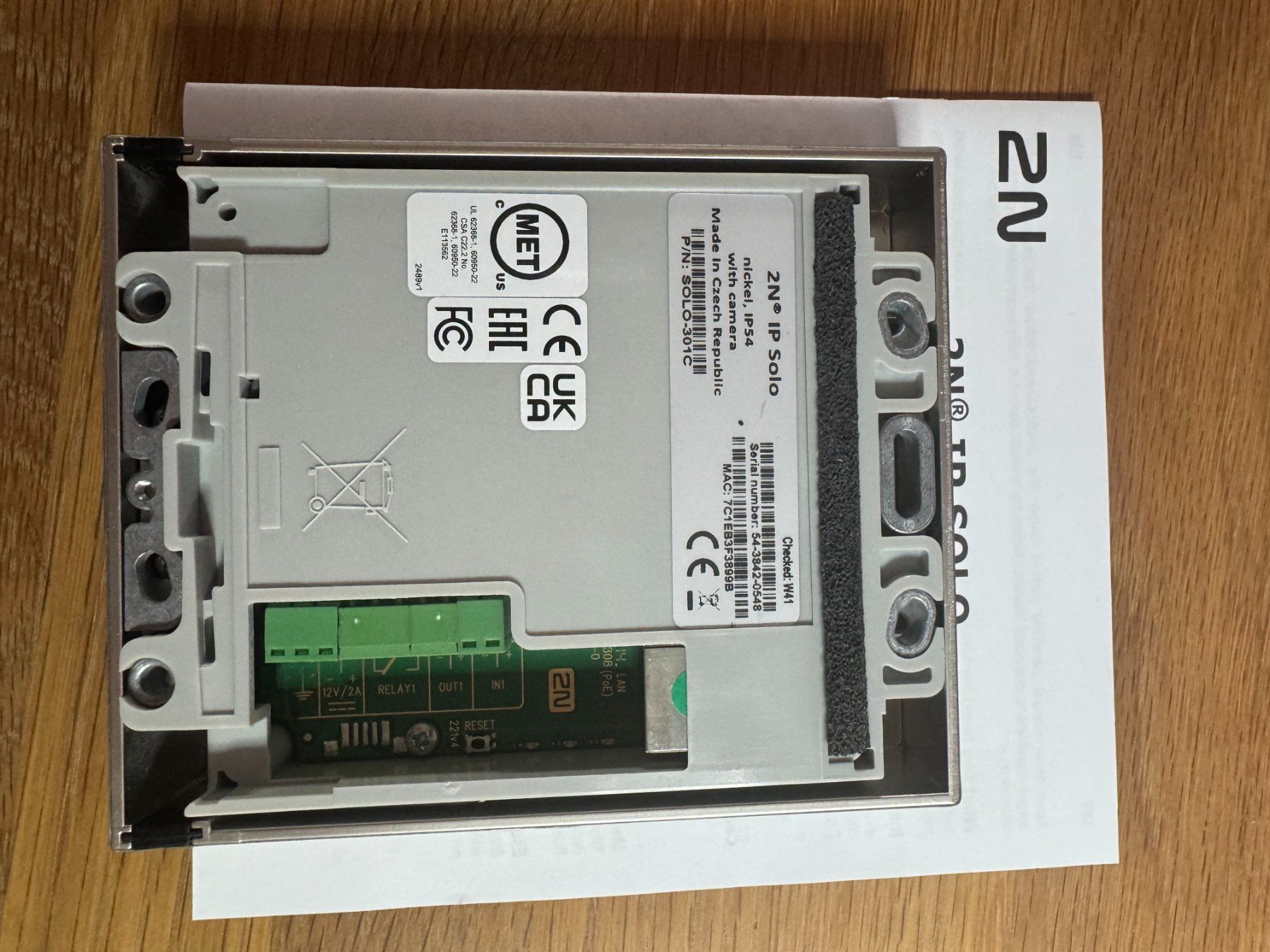 Camcorder: 2N IP Solo with camera - nickel – Gebraucht aus Fahrwangen von maexhuber