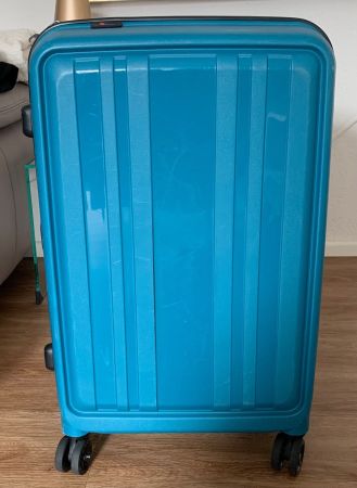 Pack Easy Koffer Mittel gross Türkis leicht und gut